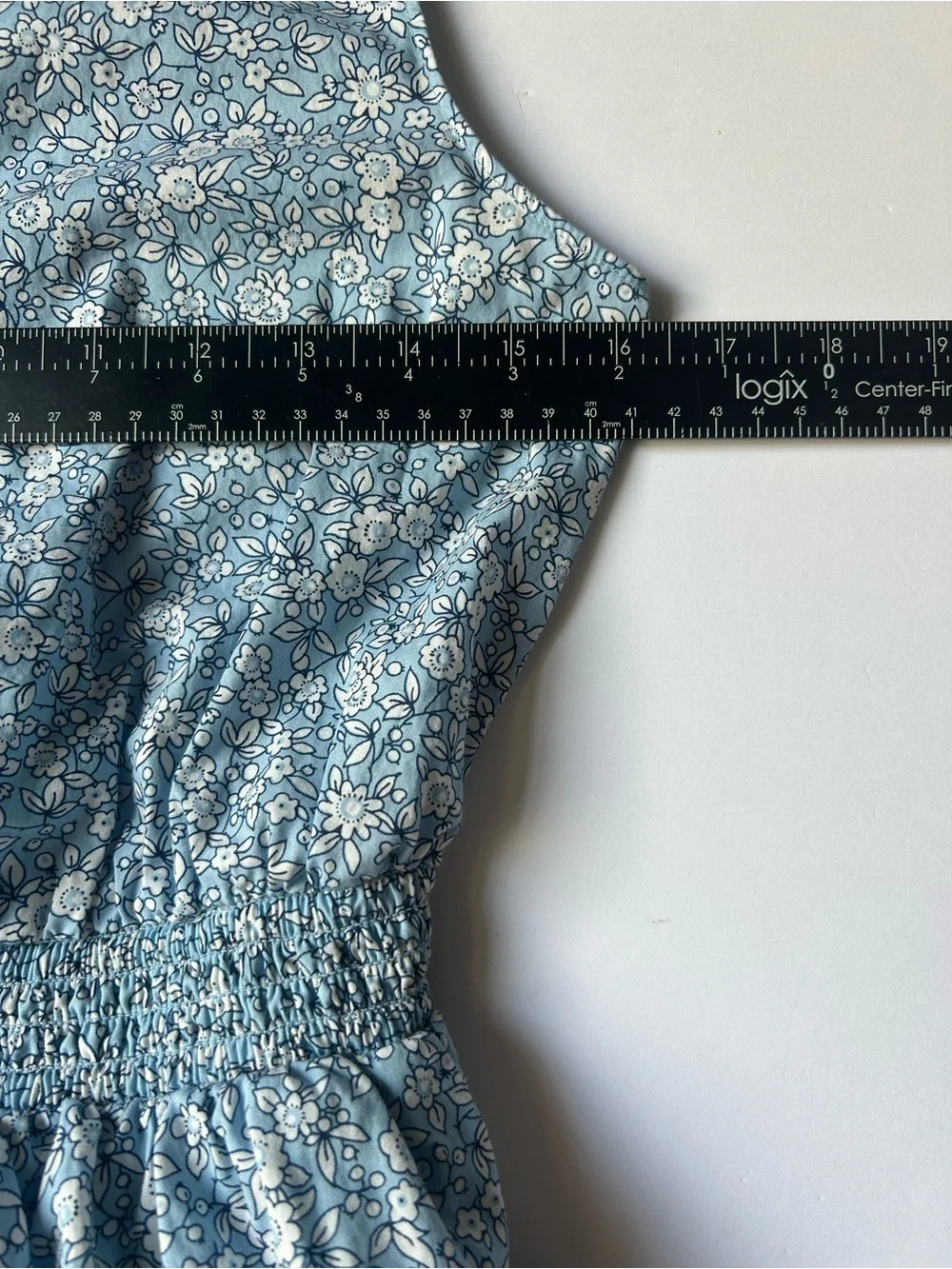 J. Crew Light Blue Floral Collared Midi Dress - Picture 5 of 6